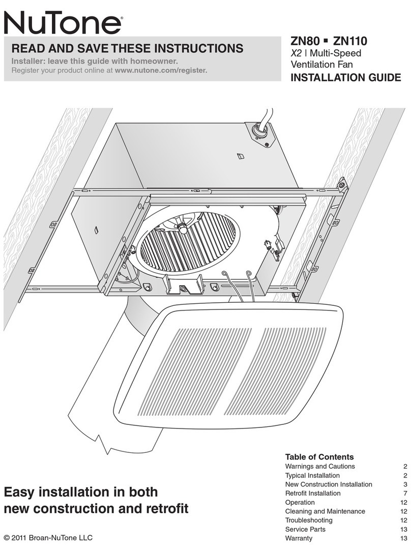 NuTone ZN80 User manual