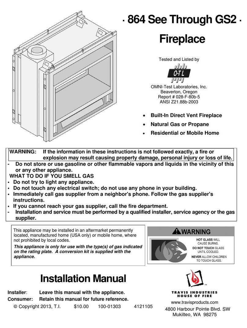 Travis Industries 864 See Through GS2 User manual