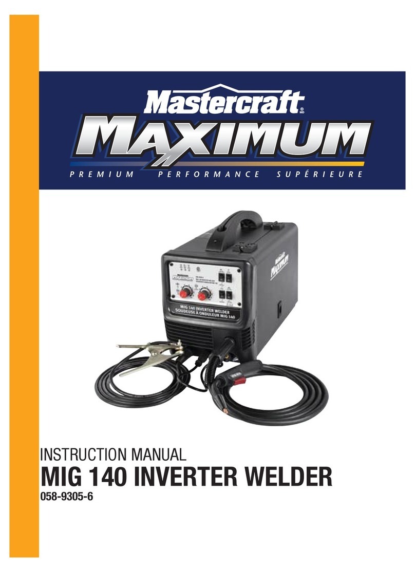 MasterCraft MIG 140 instruction manual MasterCraft MIG 140 instruction manual