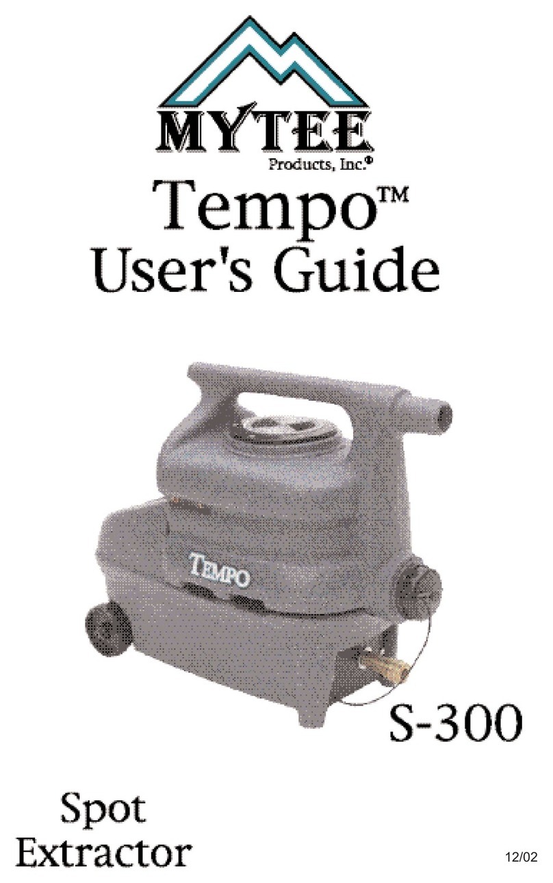 Mytee S-300 TEMPO user manual