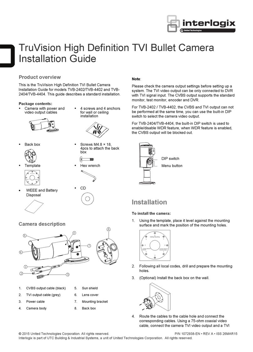 Interlogix TruVision TVB-4402 installation guide
