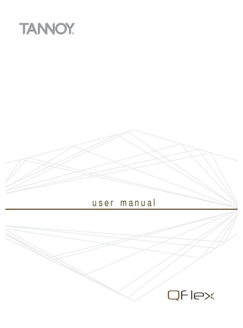 Tannoy Qflex User manual