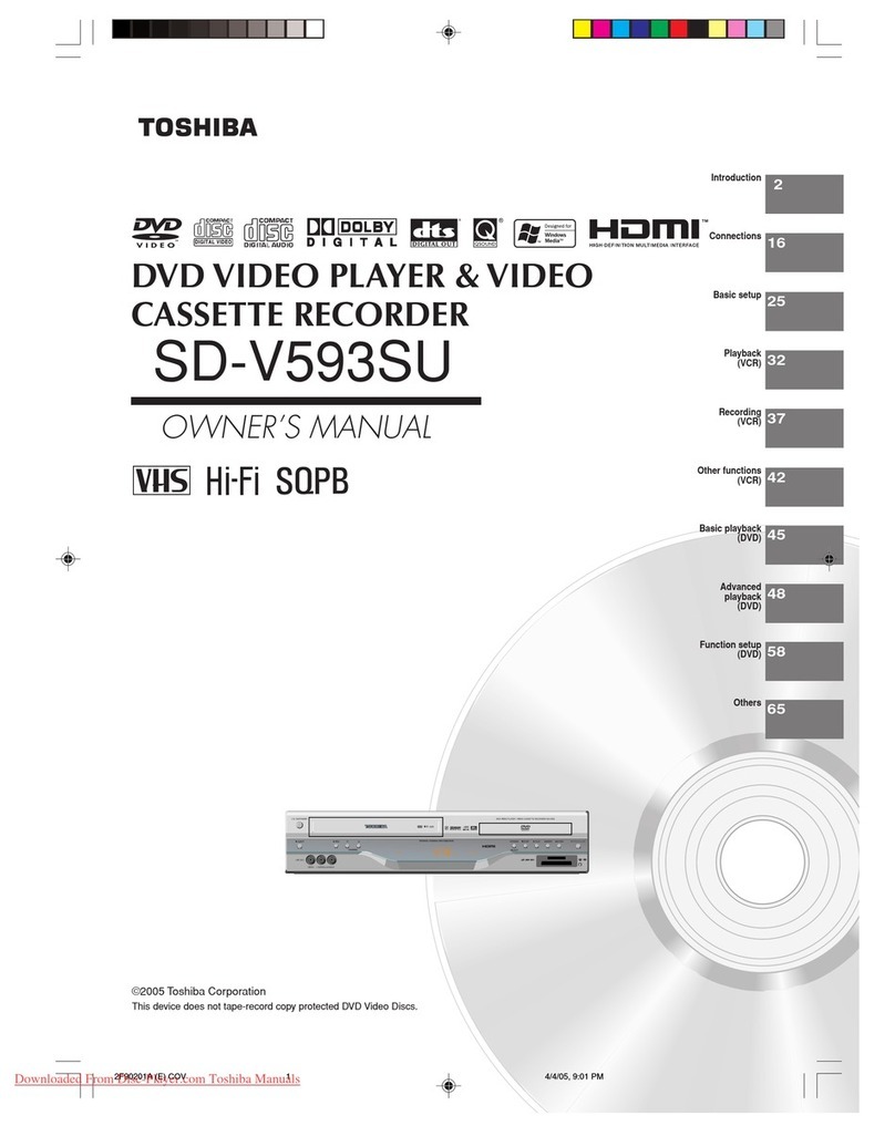 Toshiba SD-V593SU owner's manual
