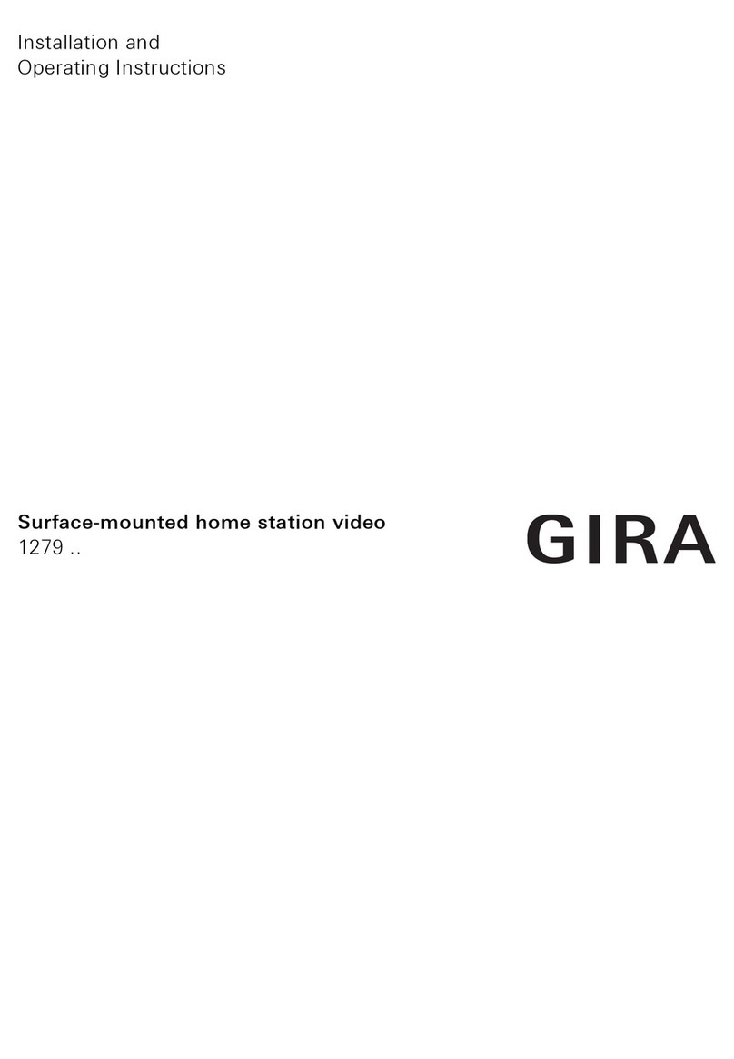 Gira 1279 series User manual