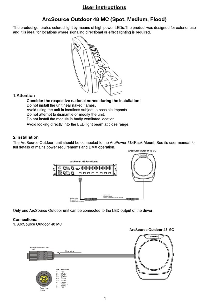 Anolis ArcSource Outdoor 48 MC User manual