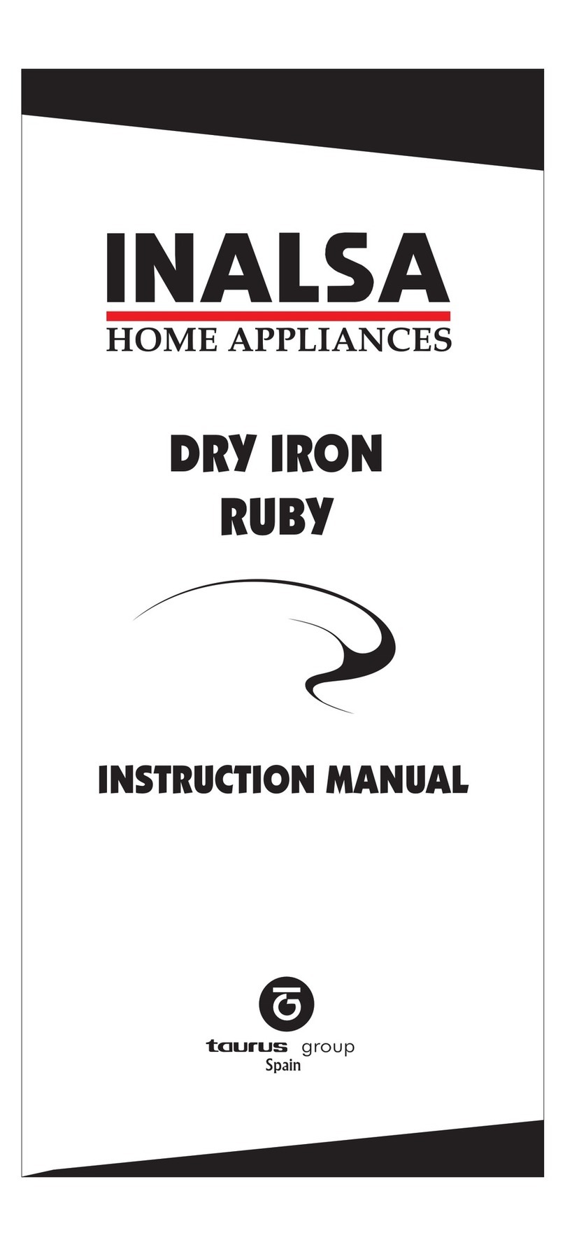 Inalsa DRY IRON RUBY instruction manual