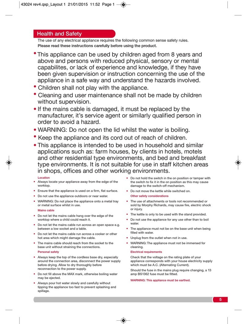 Morphy Richards 43024 User manual