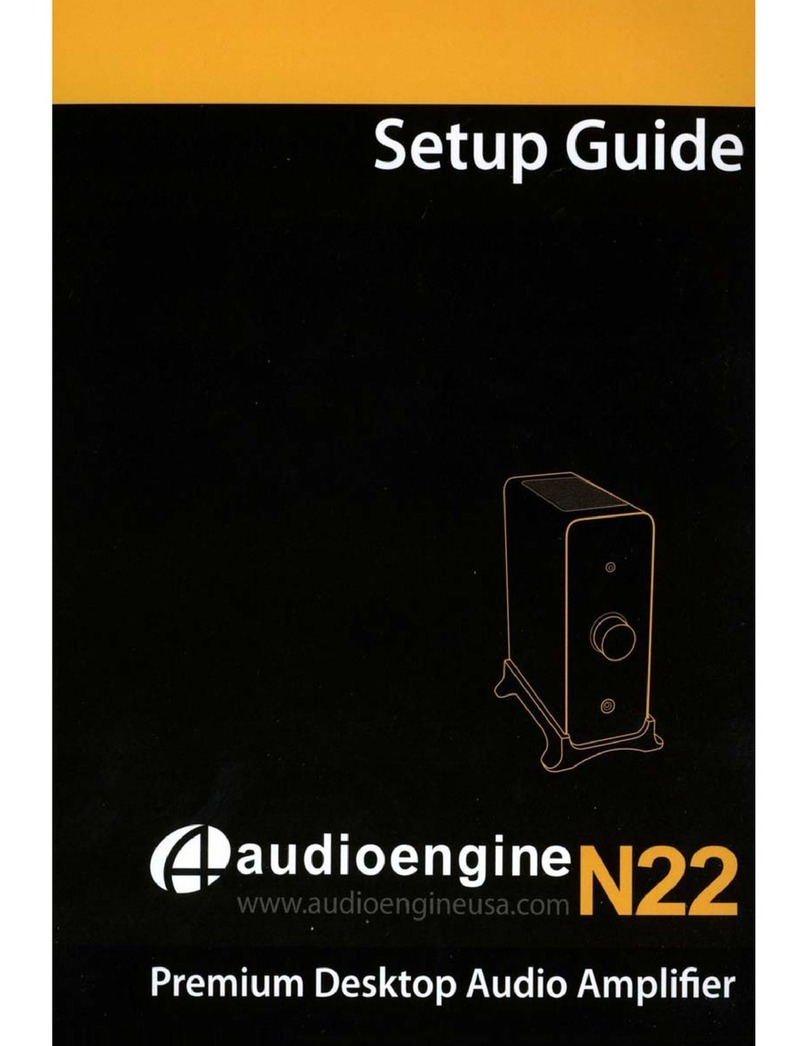 AudioEngine N22 User manual
