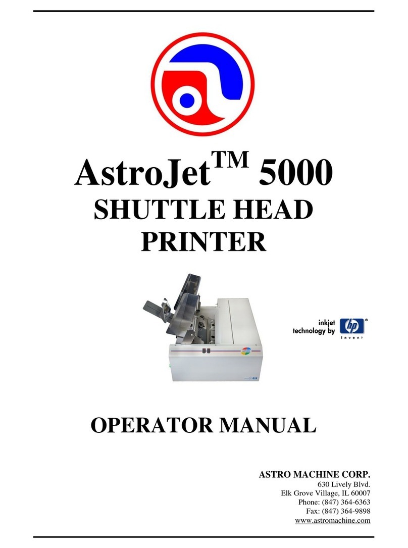 AstroJet 5000 Operator's manual