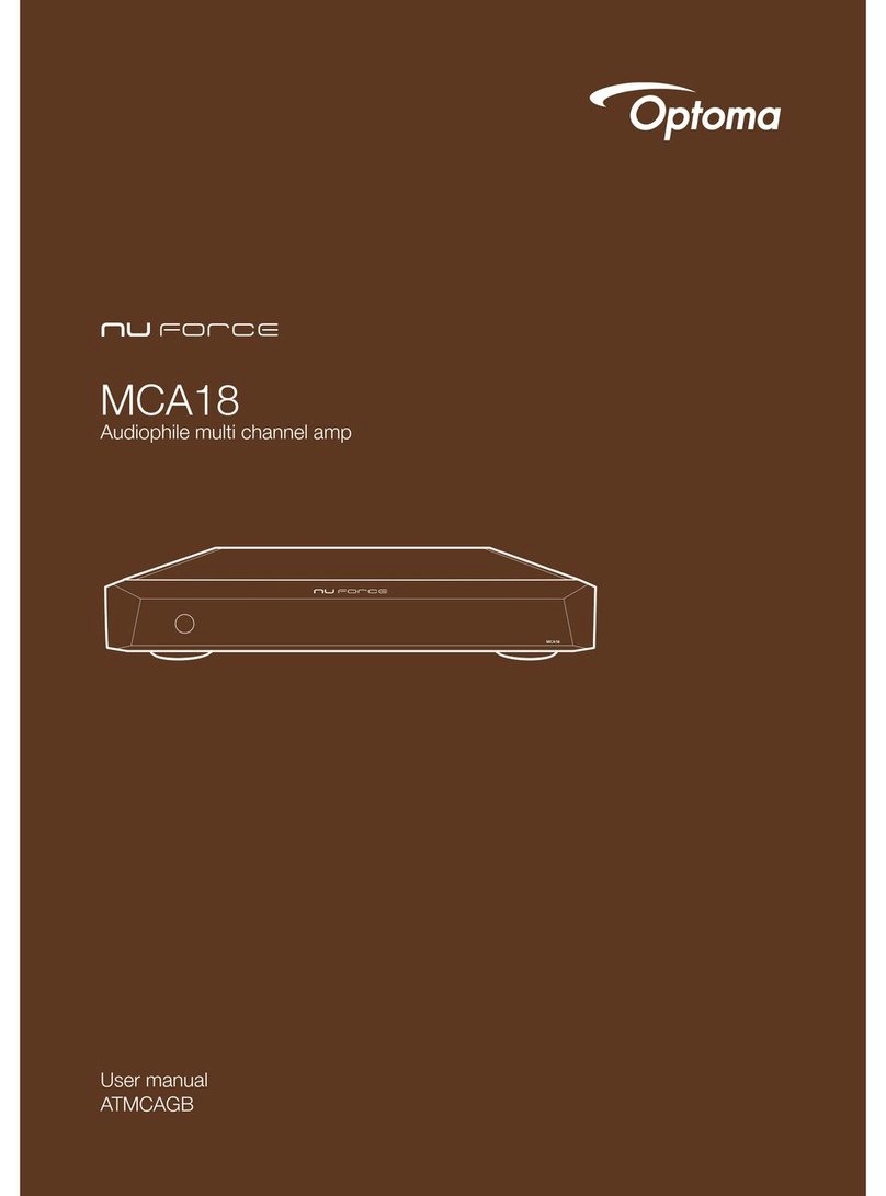 Optoma NU FORCE MCA18 user manual