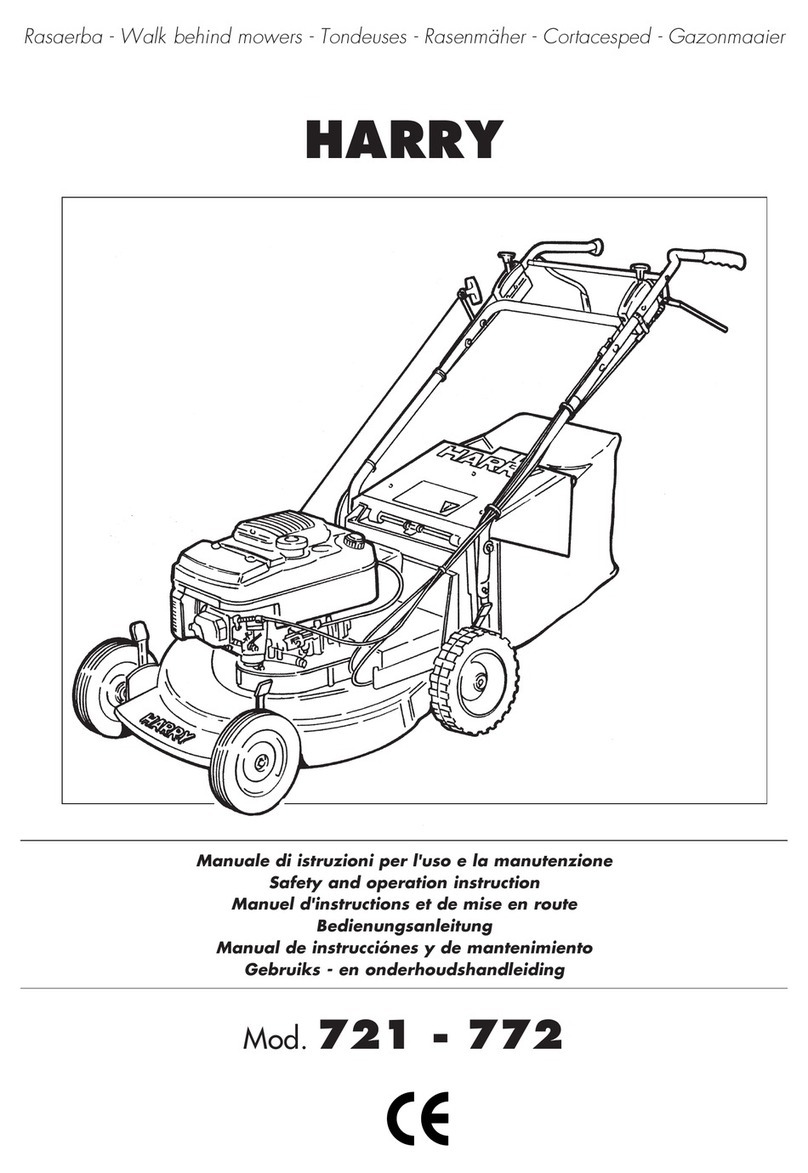 Harry 721 Safety and operation instructions
