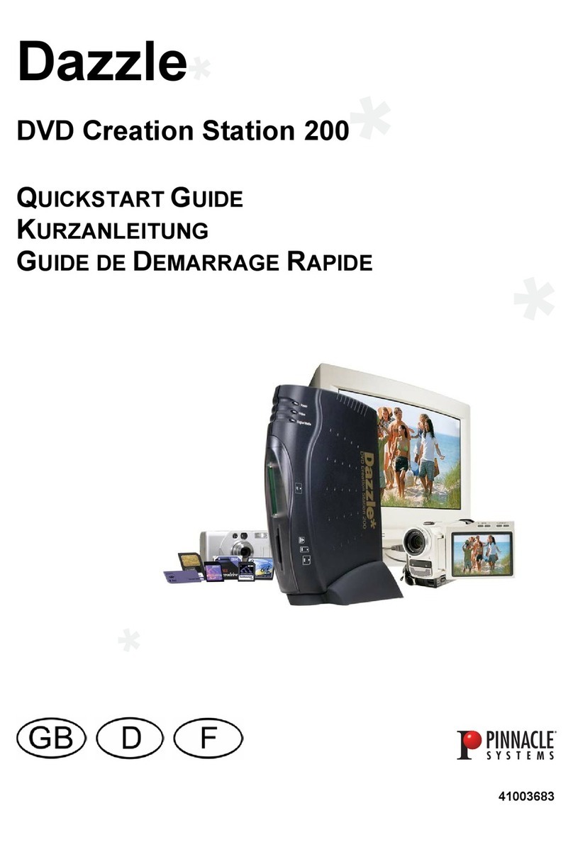 Dazzle Creation Station 200 quick start guide