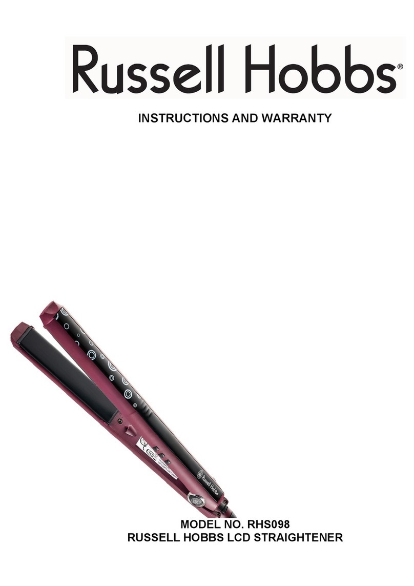 Russell Hobbs RHS098 Instructions and warranty