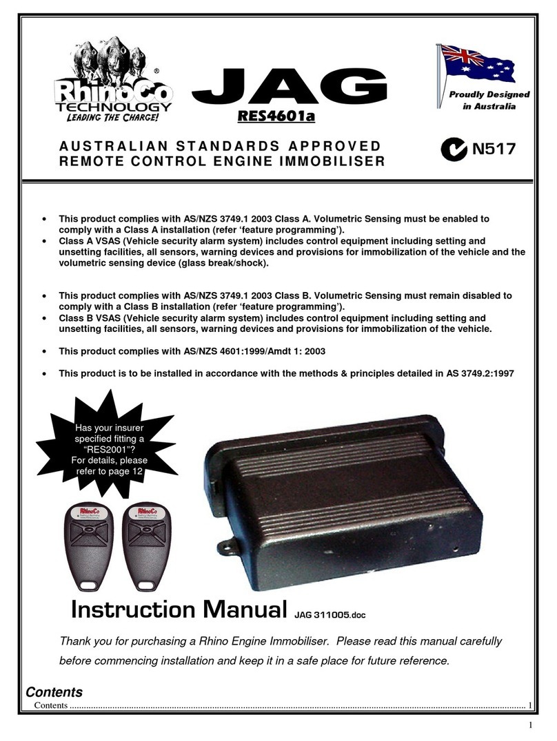 RHINO JAG instruction manual
