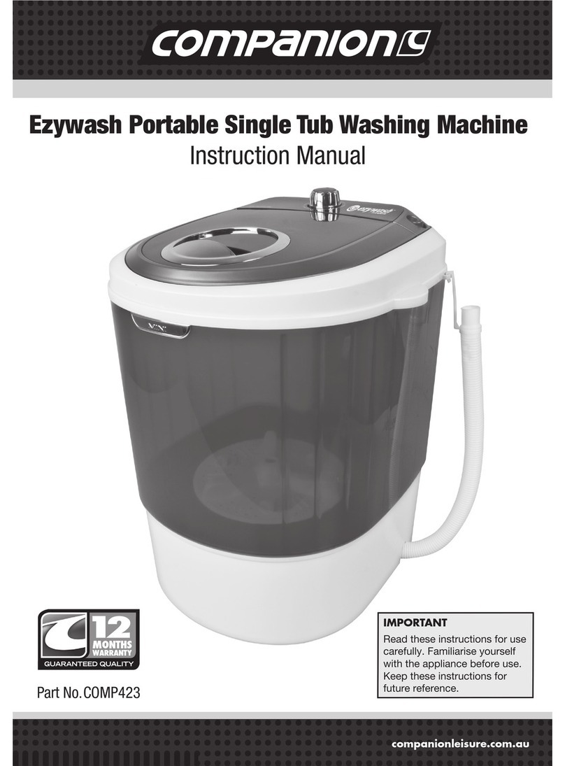 COMPANION Ezywash instruction manual