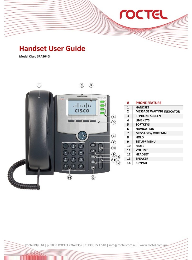 Cisco Small Business Pro SPA 504G User manual Cisco Small Business Pro SPA 504G User manual