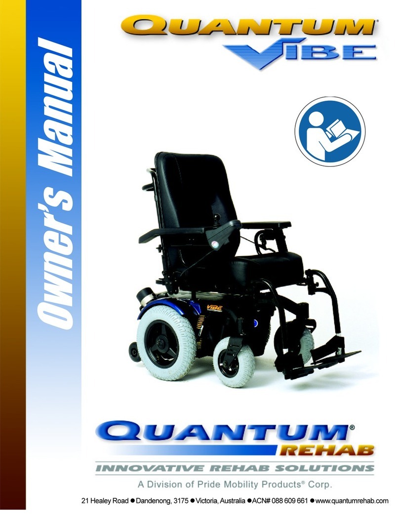 Pride Mobility Quantum Vibe User manual