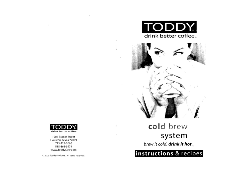 Toddy Cold Brew System Instructions & recipes Toddy Cold Brew System Instructions & recipes