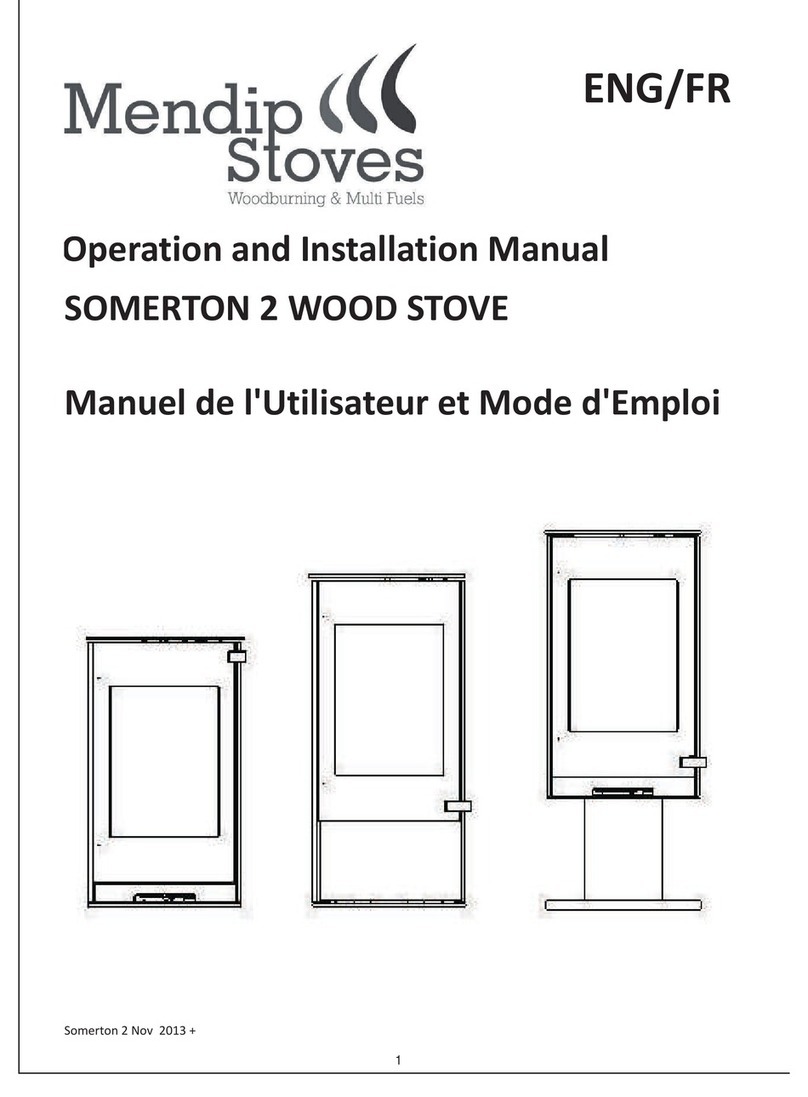 Mendip Stoves SOMERTON 2 COMPACT Operation and instruction manual