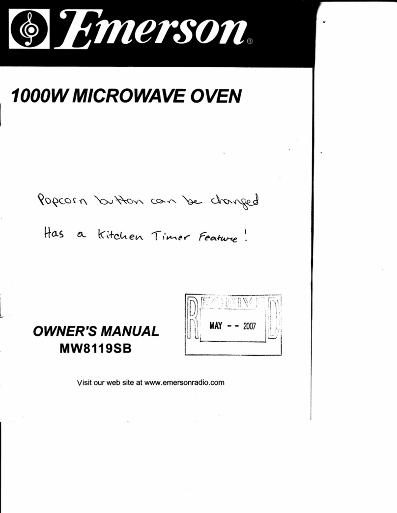 Emerson MW8119S8 owner's manual