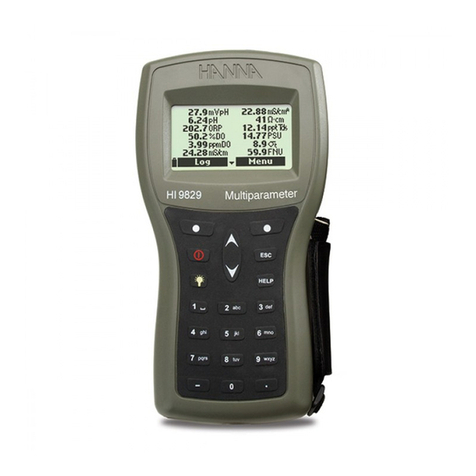 Hanna Instruments HI 9829 User manual