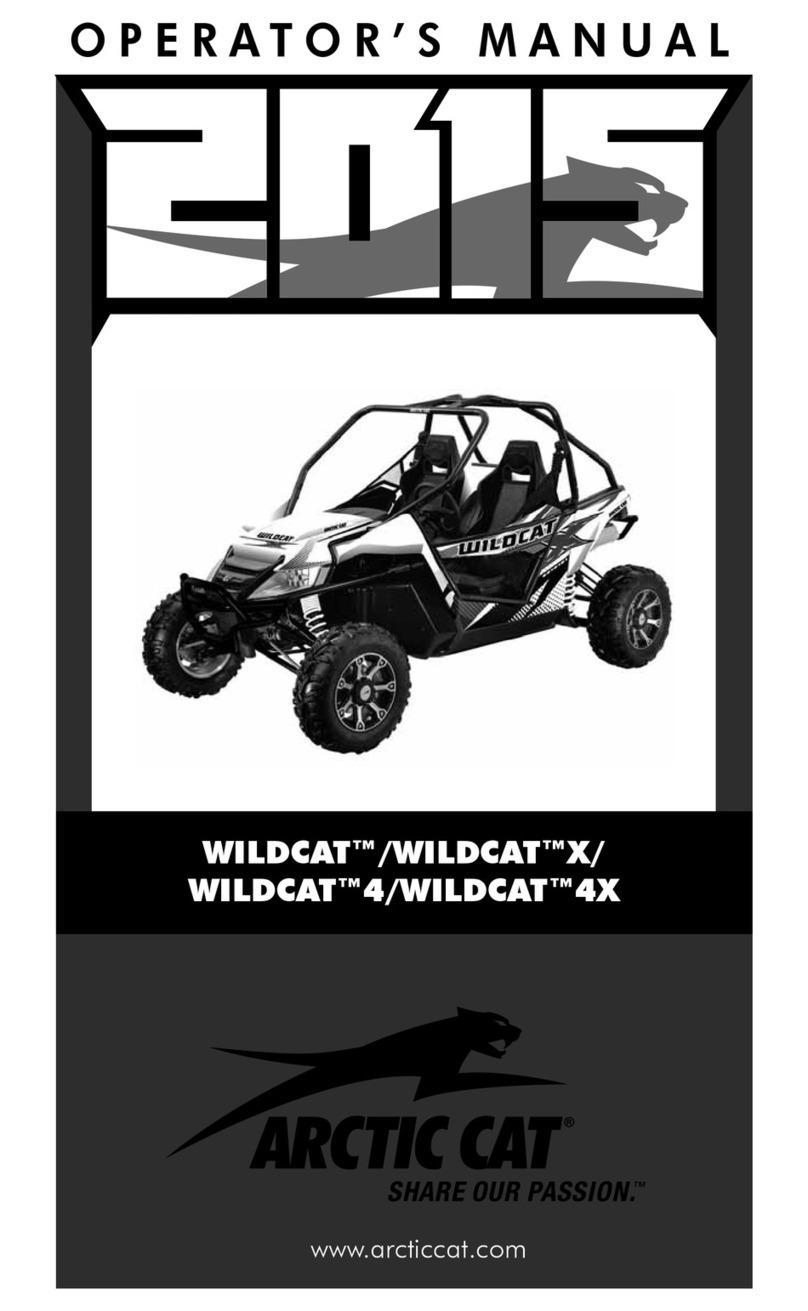 Arctic Cat 2015 Wildcat Operator's manual