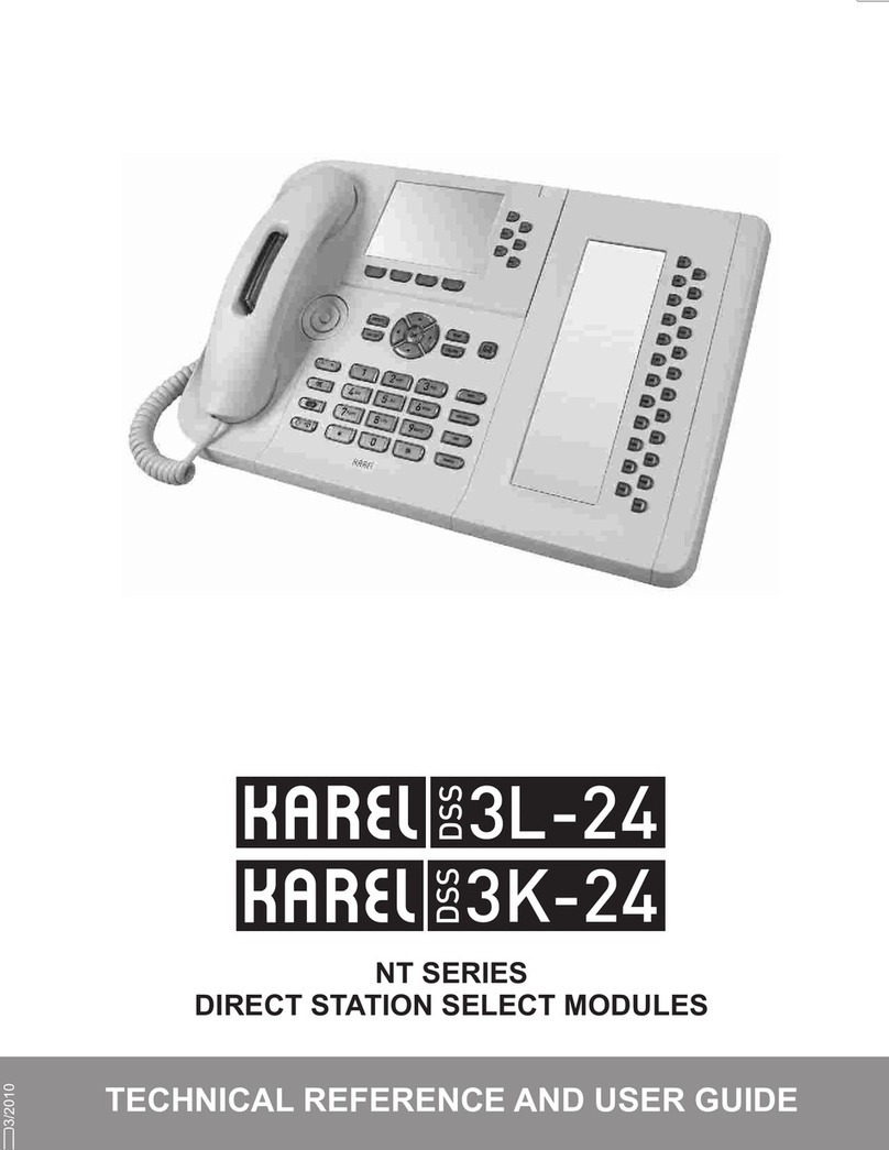 Karel DSS3L-24 Technical reference and user's guide