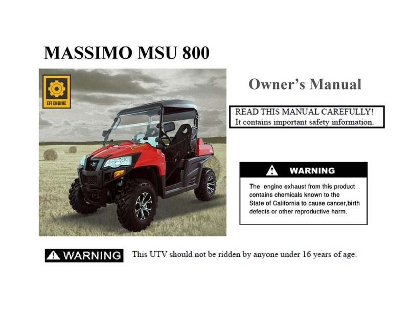Massimo MSU 800 owner's manual