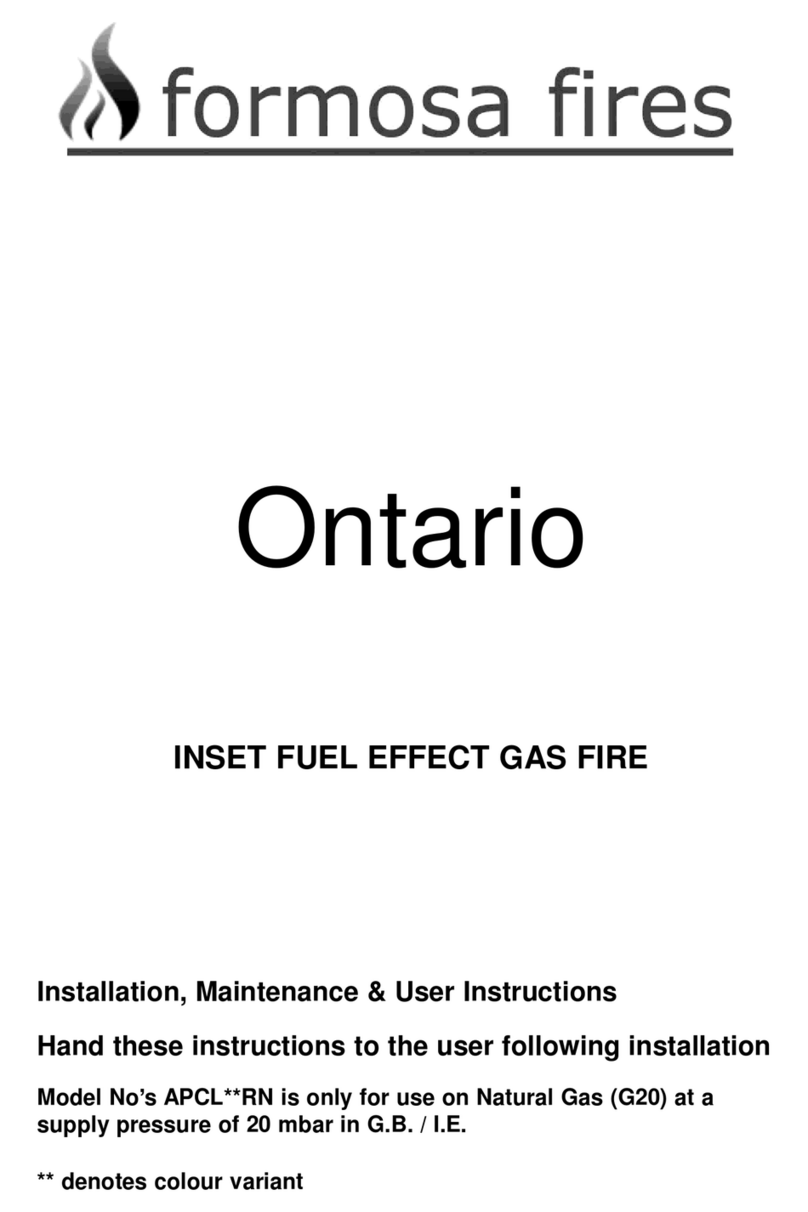 Formosa Ontario APCL**RN Installation, maintenance & user instructions Formosa Ontario APCL**RN Installation, maintenance & user instructions