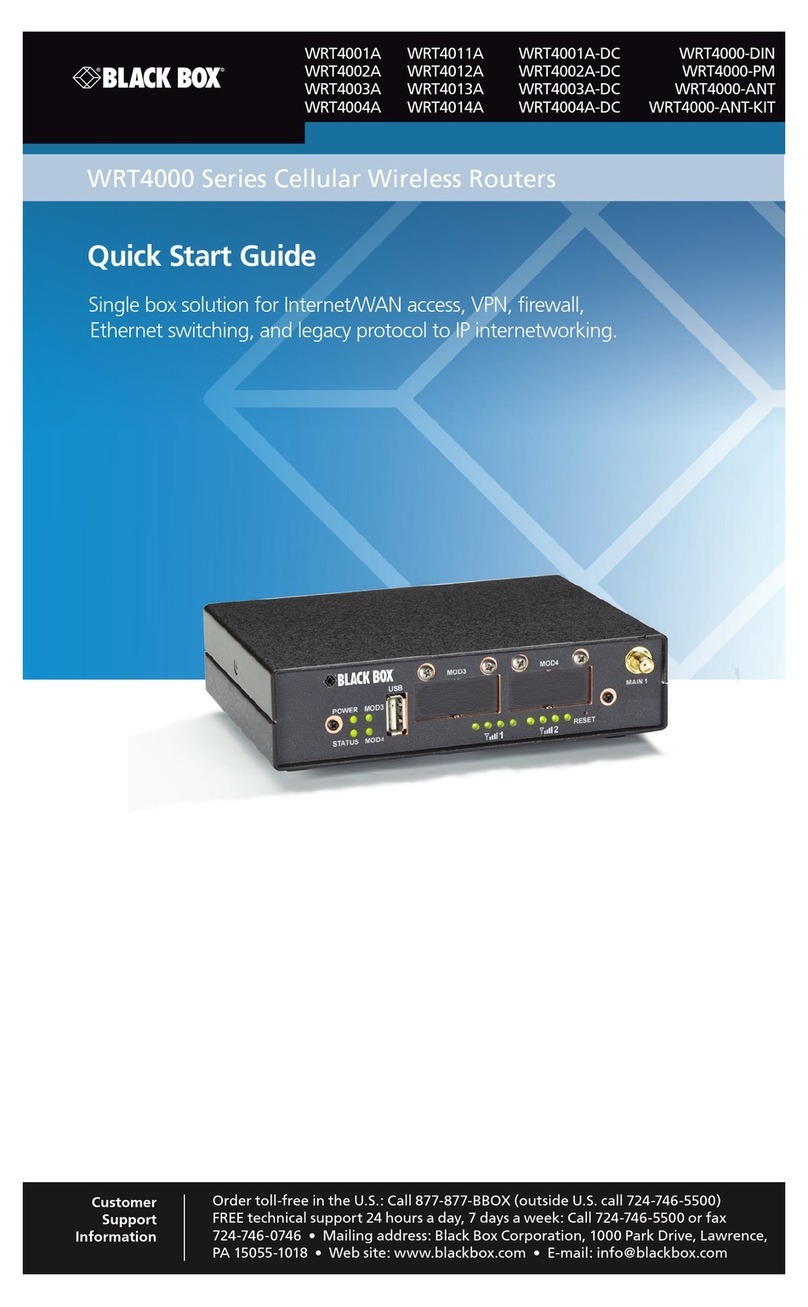 Black Box WRT4002A quick start guide