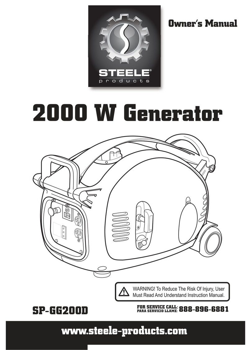 STEELE PRODUCTS SP-GG200D User manual