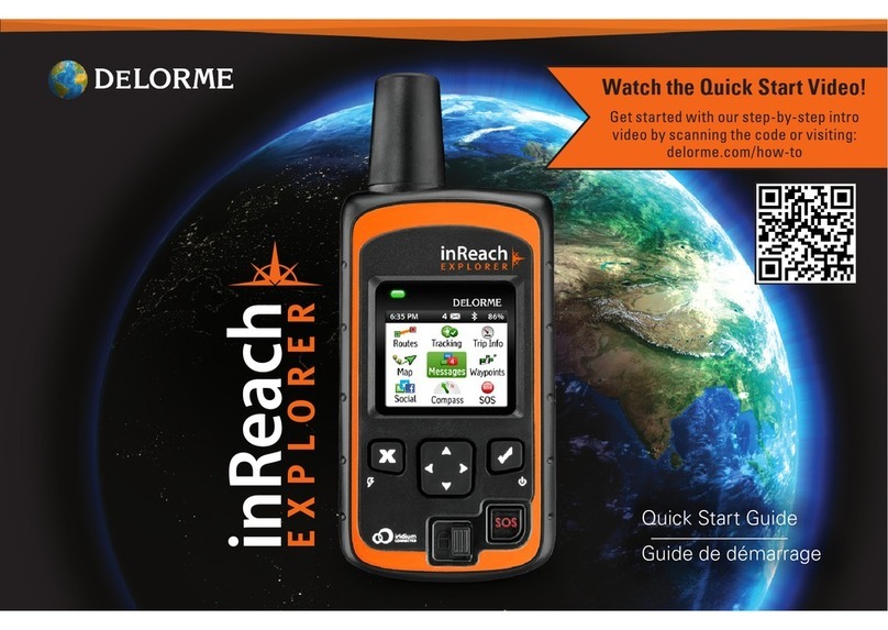 DeLorme inReach_Explorer quick start guide