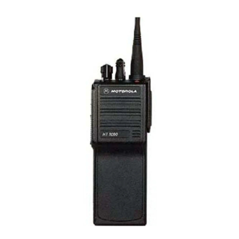 Motorola HT 1000 Series Reference guide