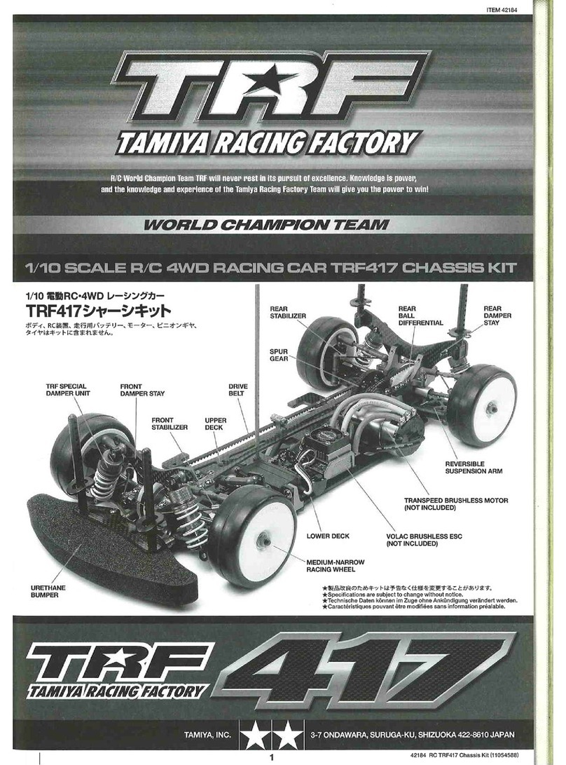 Tamiya TRF417 user manual