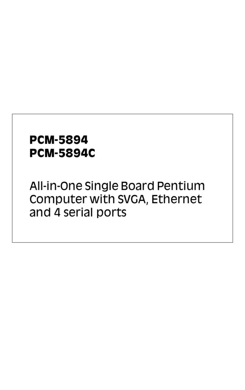Aaeon PCM-5894 User manual Aaeon PCM-5894 User manual