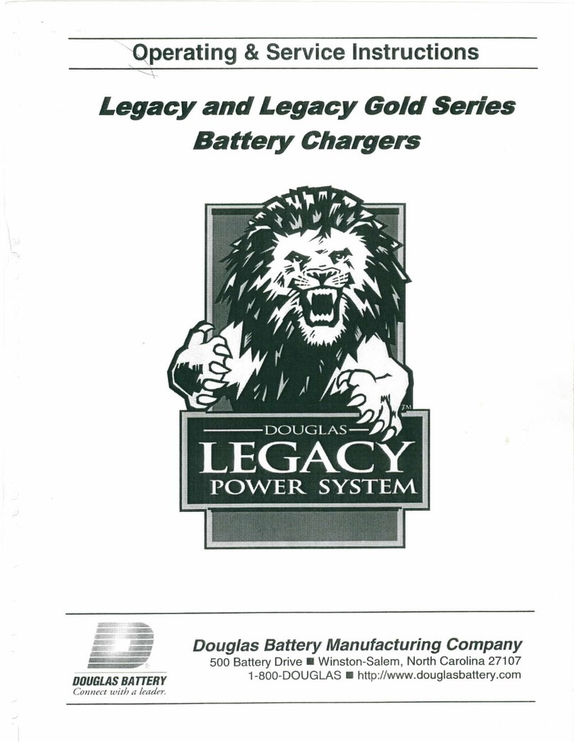Douglas Battery Legacy Operating and service instructions