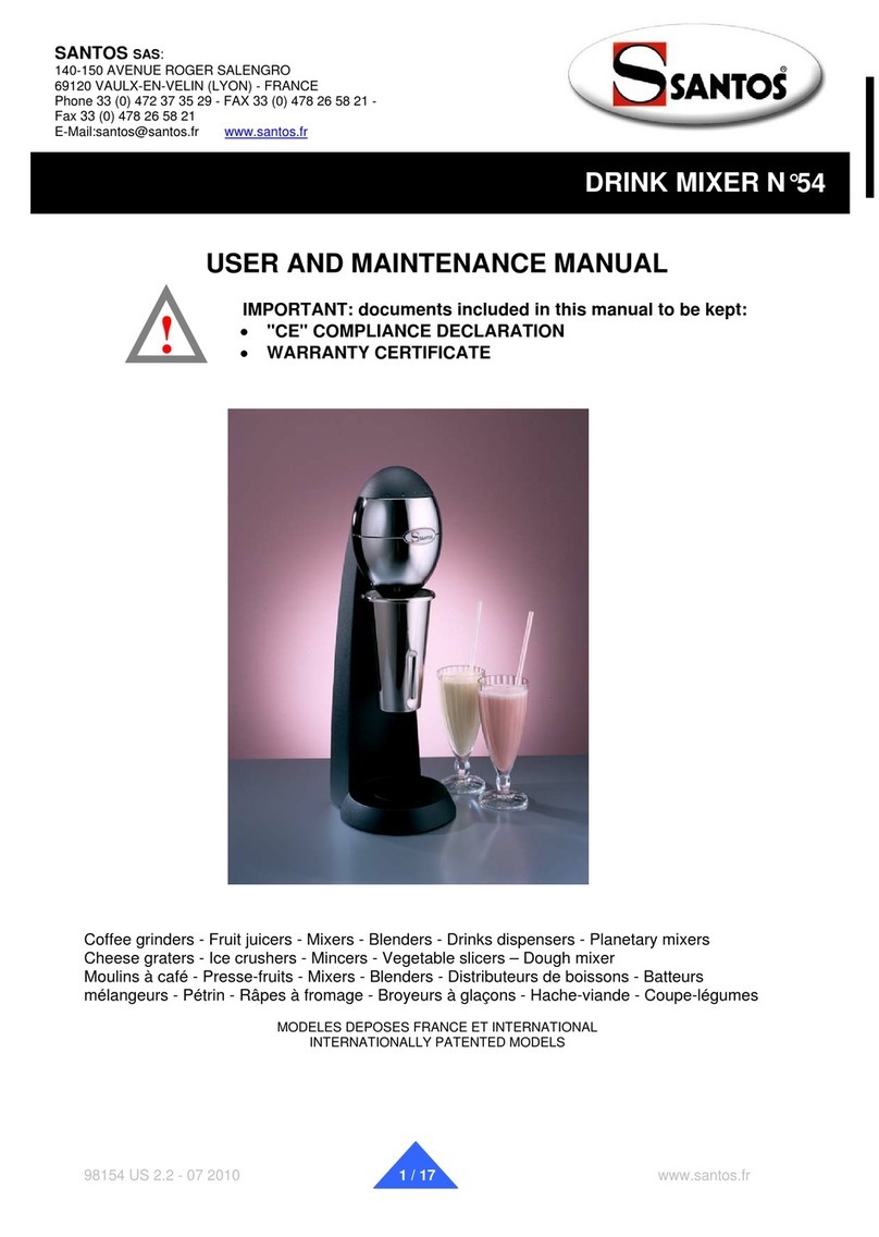 Santos 54 User and maintenance manual