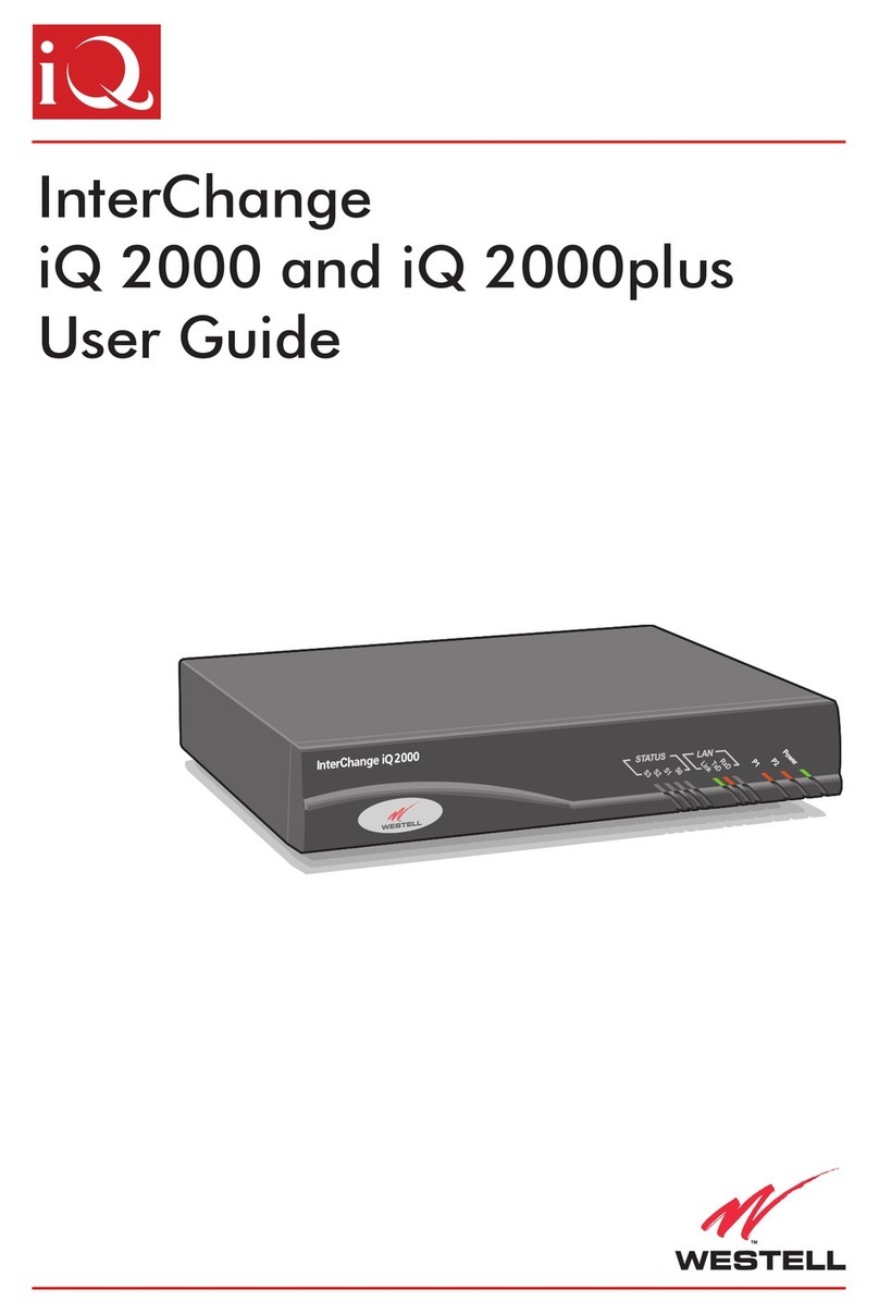 Westell Interchange iQ 2000 user guide