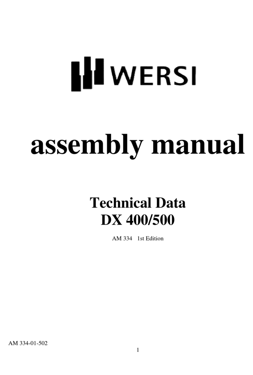 Wersi DX 400 User manual