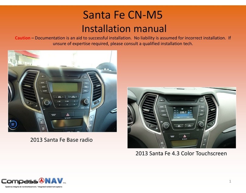 Compass Nav CN-M5 installation manual
