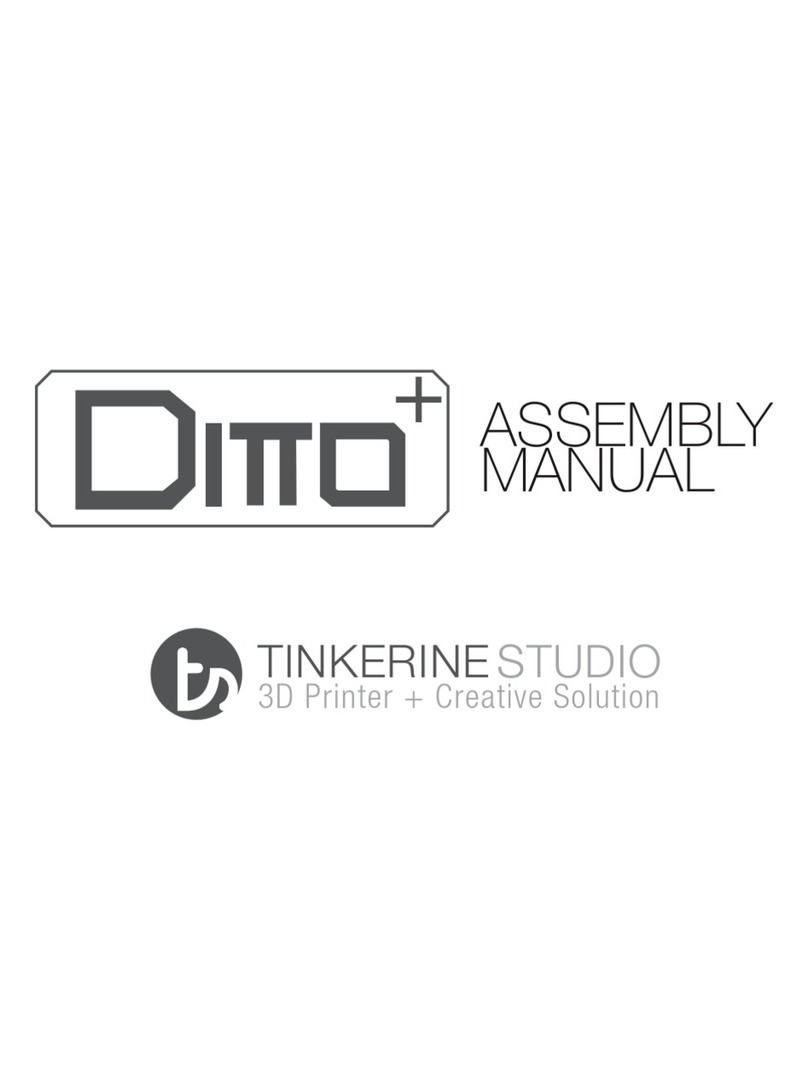 Tinkerine Studio Ditto Assembly manual