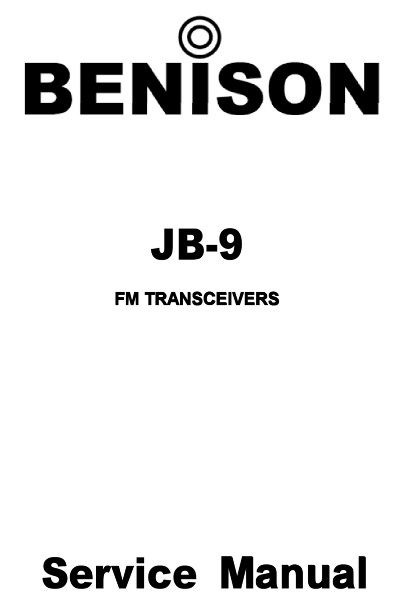 Benison JB-9 Service manual