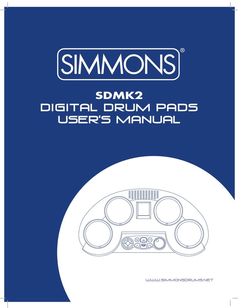 Simmons SDMK2 User manual