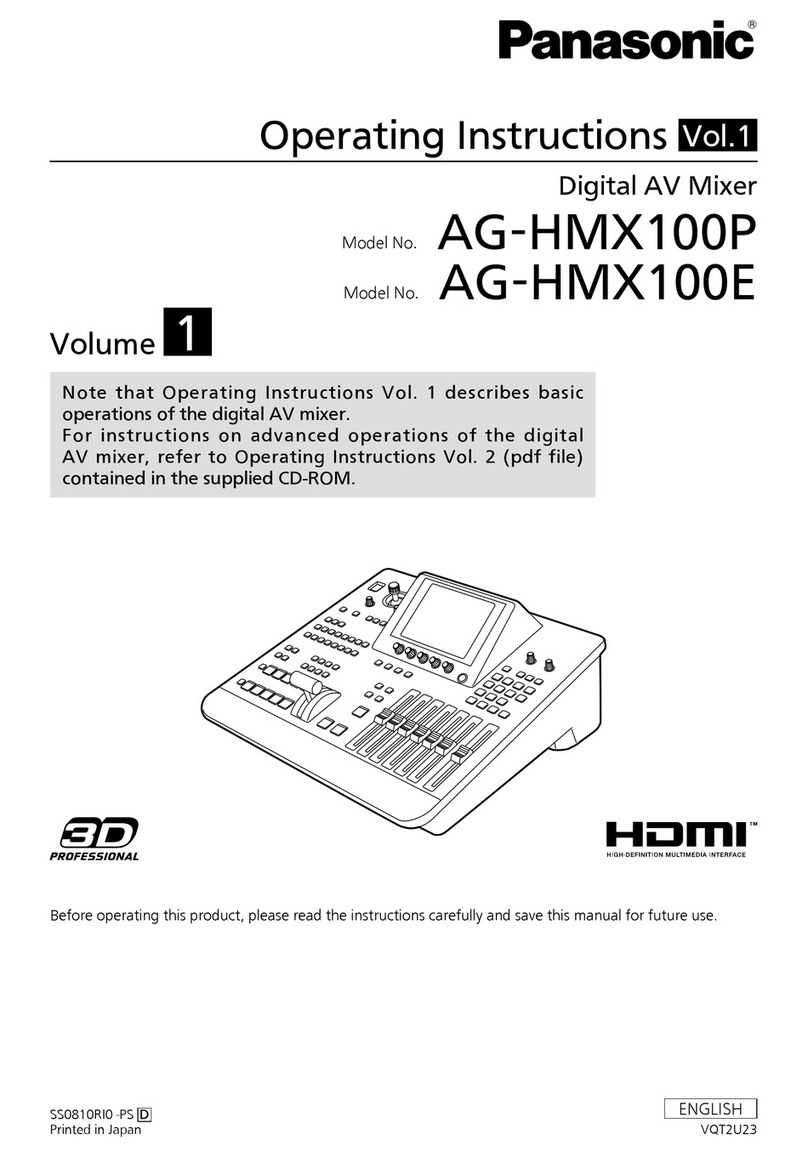 Panasonic AG-HMX100P operating instructions