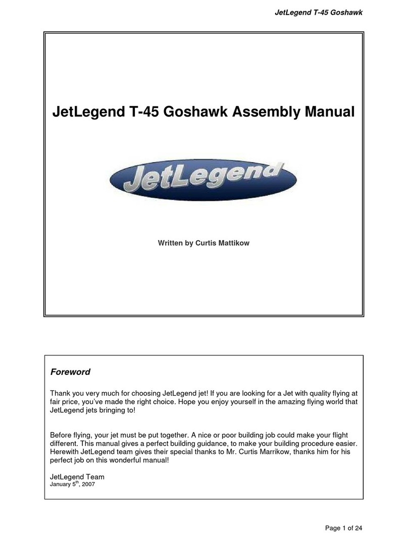 JetLegend T-45 Goshawk Assembly manual