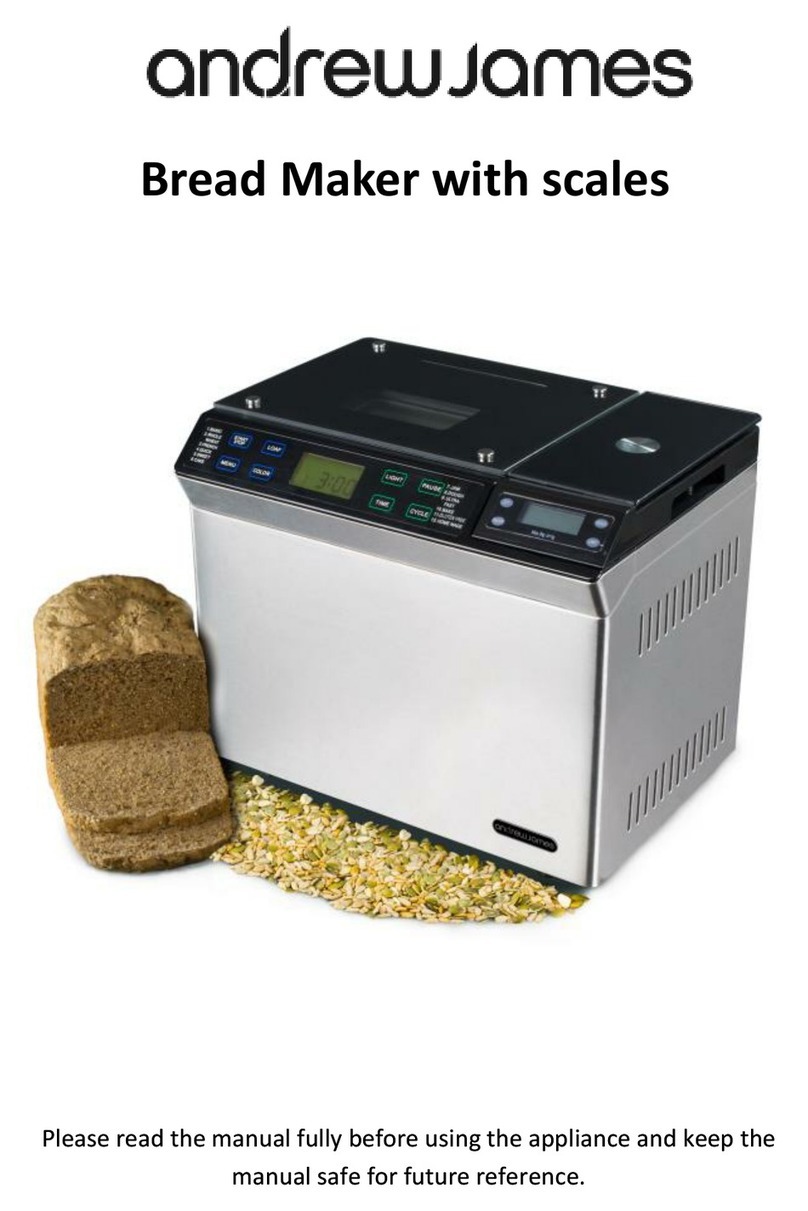 Andrew James Bread Maker with scales User manual