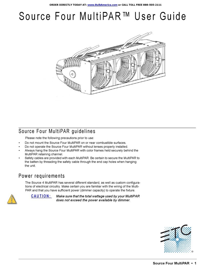 ETC Source Four MultiPAR User manual
