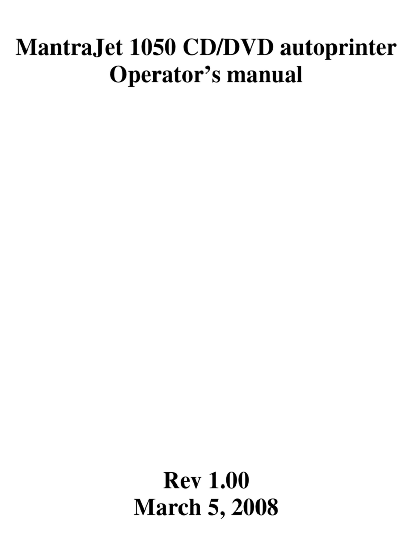 Yurex MantraJet 1050 Operator's manual