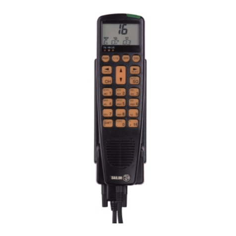 Sailor A1 VHF-DSC operating instructions