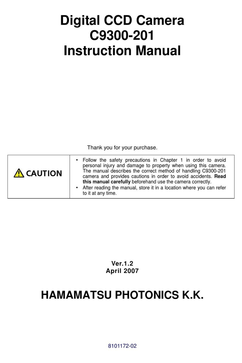 Hamamatsu Photonics C9300-201 instruction manual